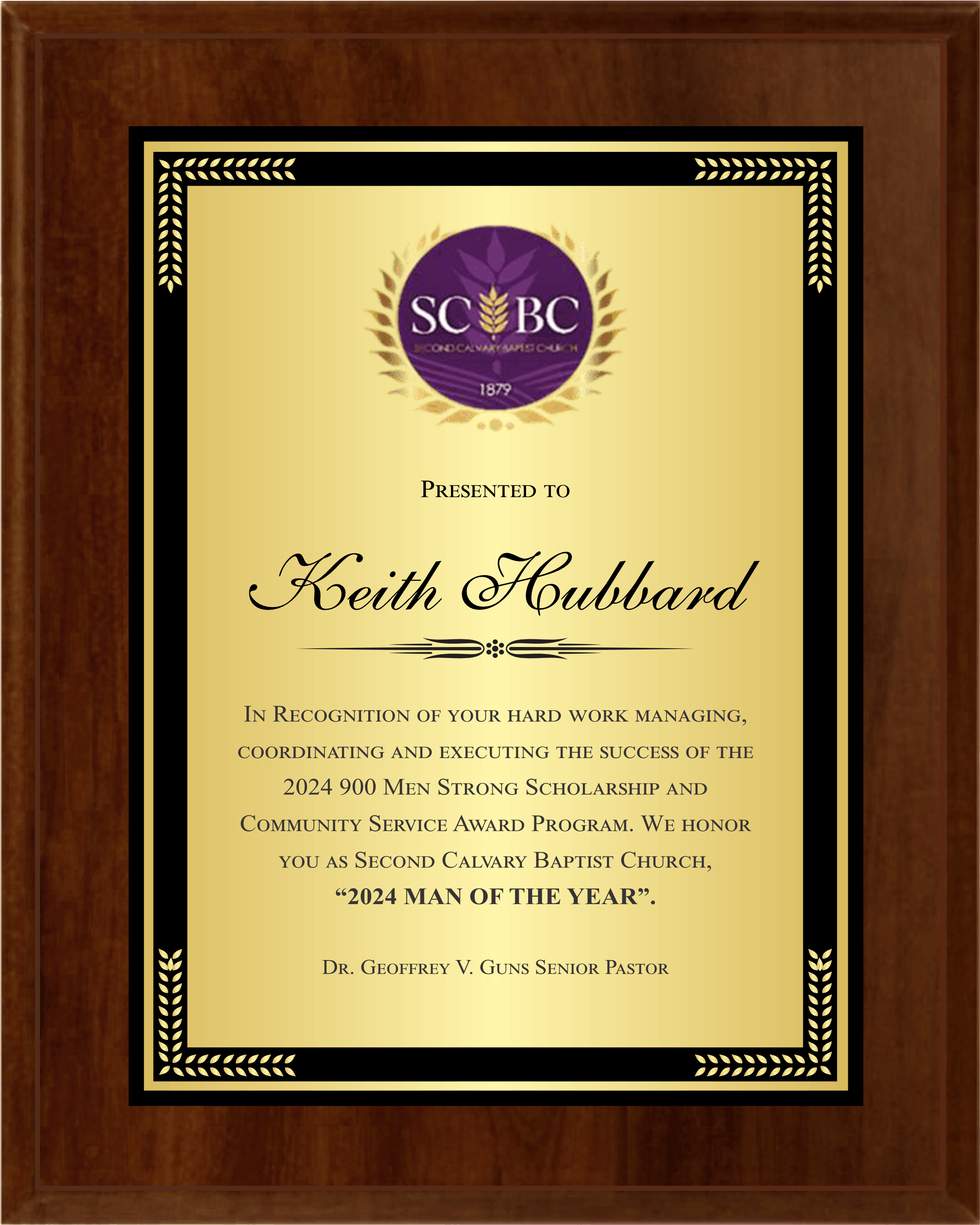 Plaque with Double Plate (Full Plate of Sublimation)