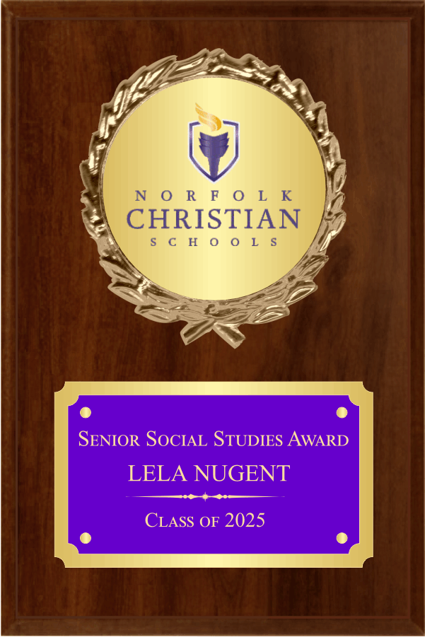 Plaque With Logo In Wreath