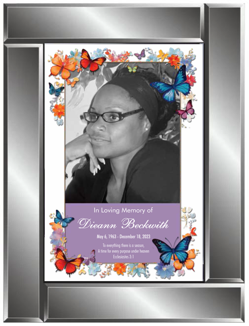 Beveled Glass Plaque