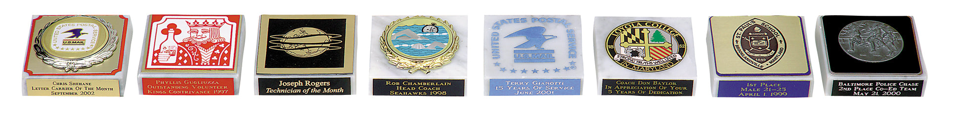 3 X 3 Marble Paperweight