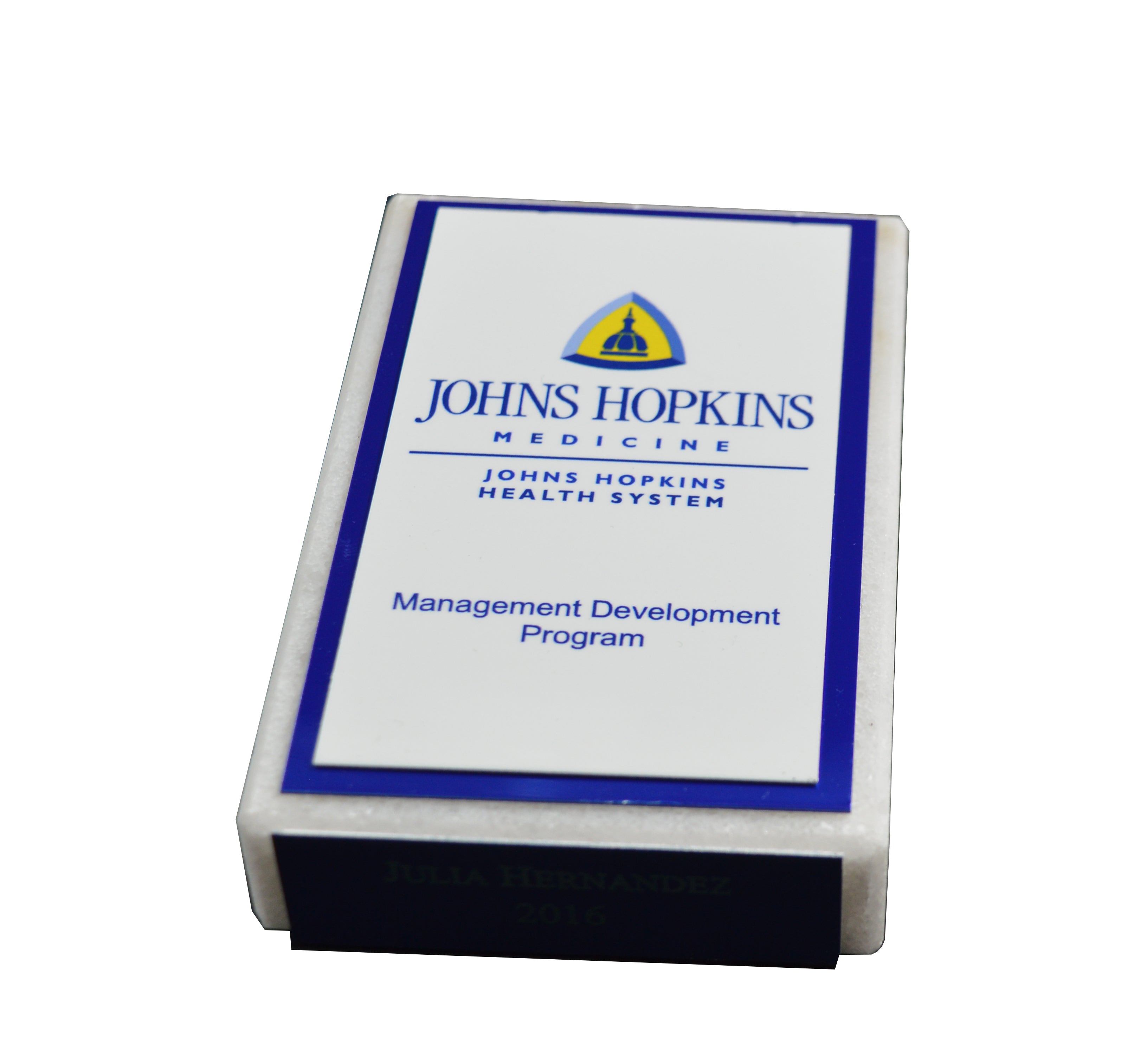 3 X 3 Marble Paperweight