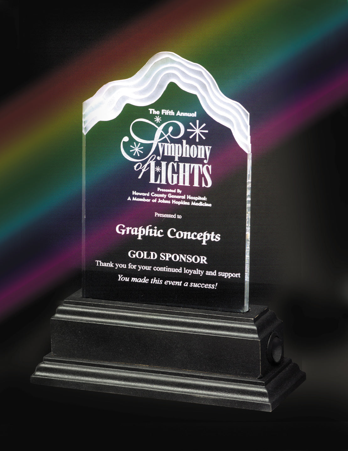 9" Allolight Wave In White 9"