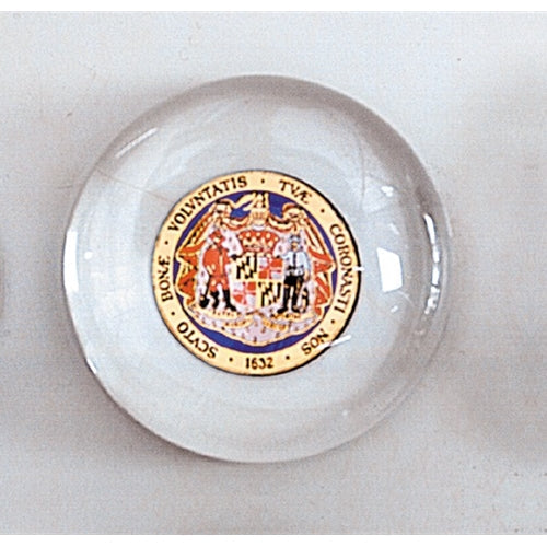 3" Glass Domed Paperweight