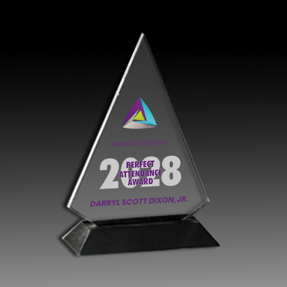 Triangular Acrylic Award