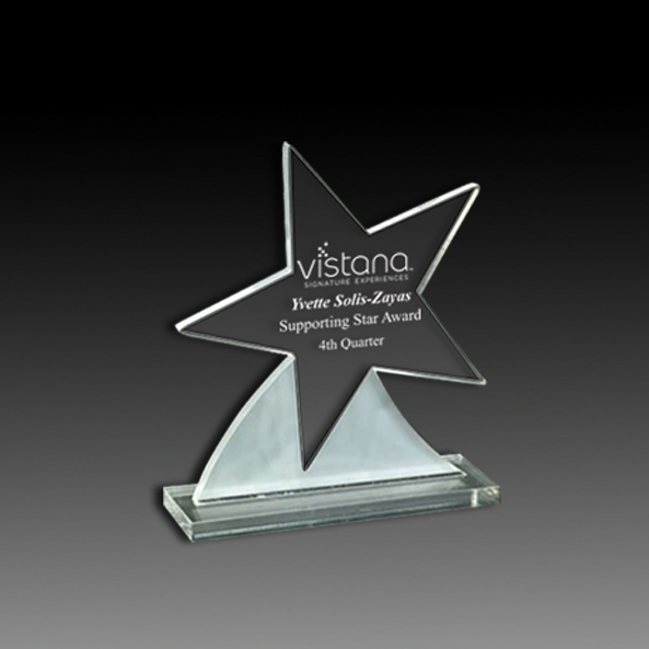 Acrylic Shooting Star Award