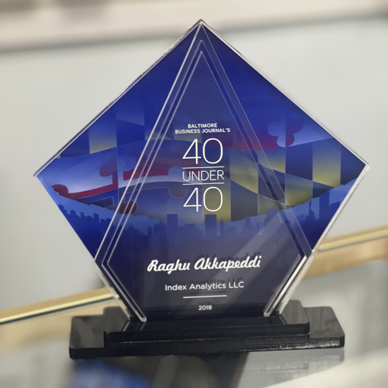 Custom Cut Acrylic Award