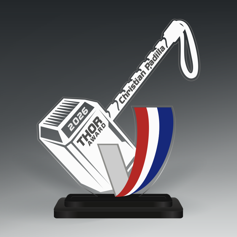 Custom Cut Acrylic Award