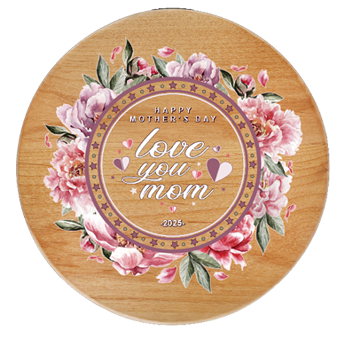 9 1/2" Diameter Alder Round Plaque