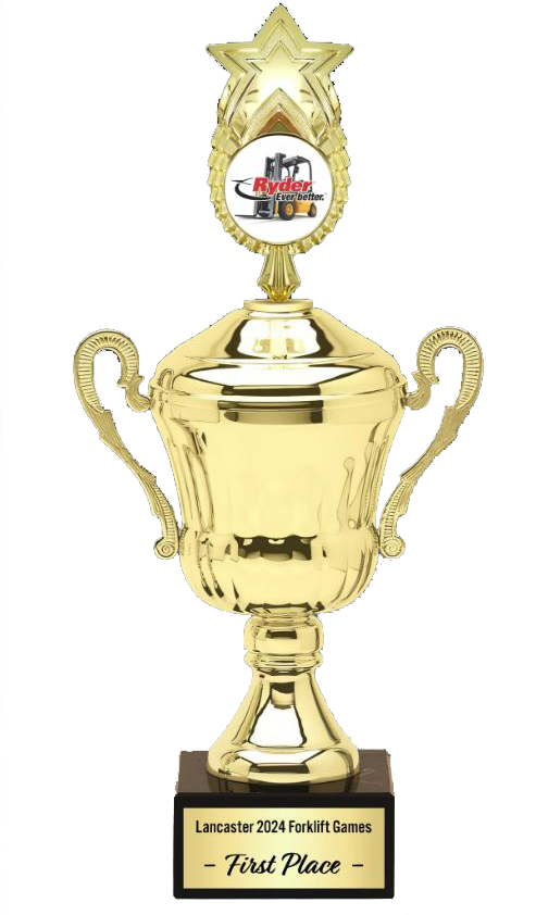 Gold Metal Cup On Marble Base