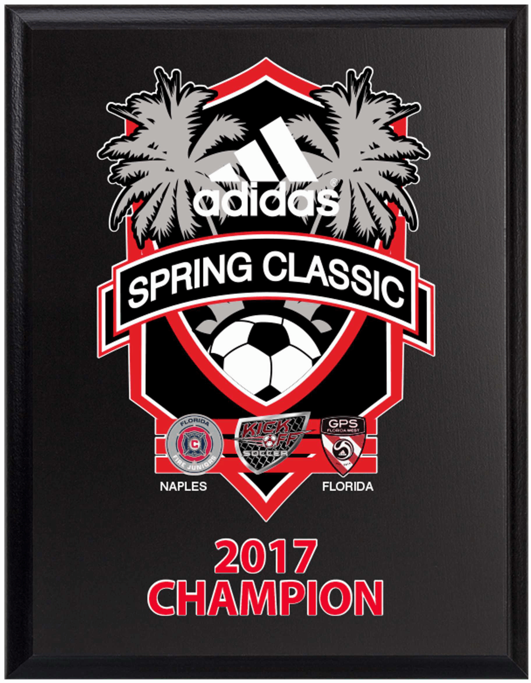 Ebony Piano Finish Plaque