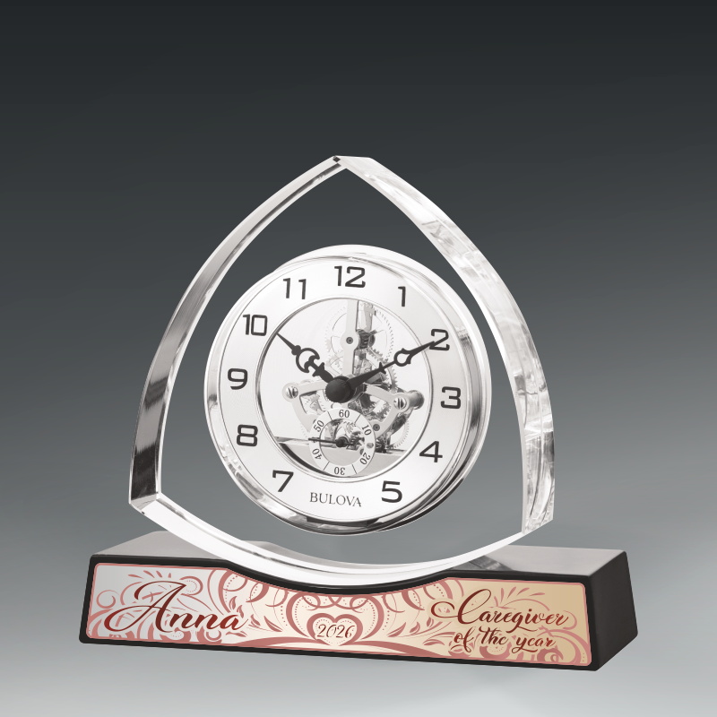 Trident Skeleton Movement Clock