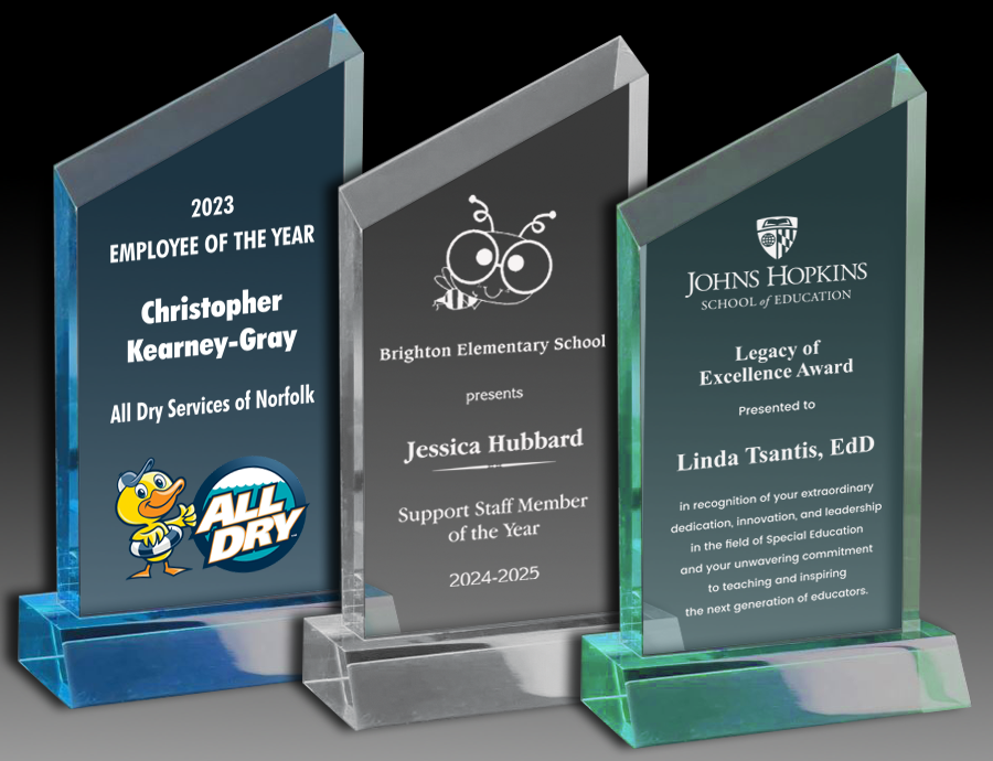 Acrylic Wedge Award