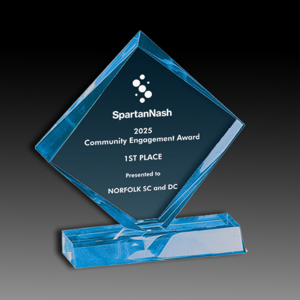 Lucite Award With Base