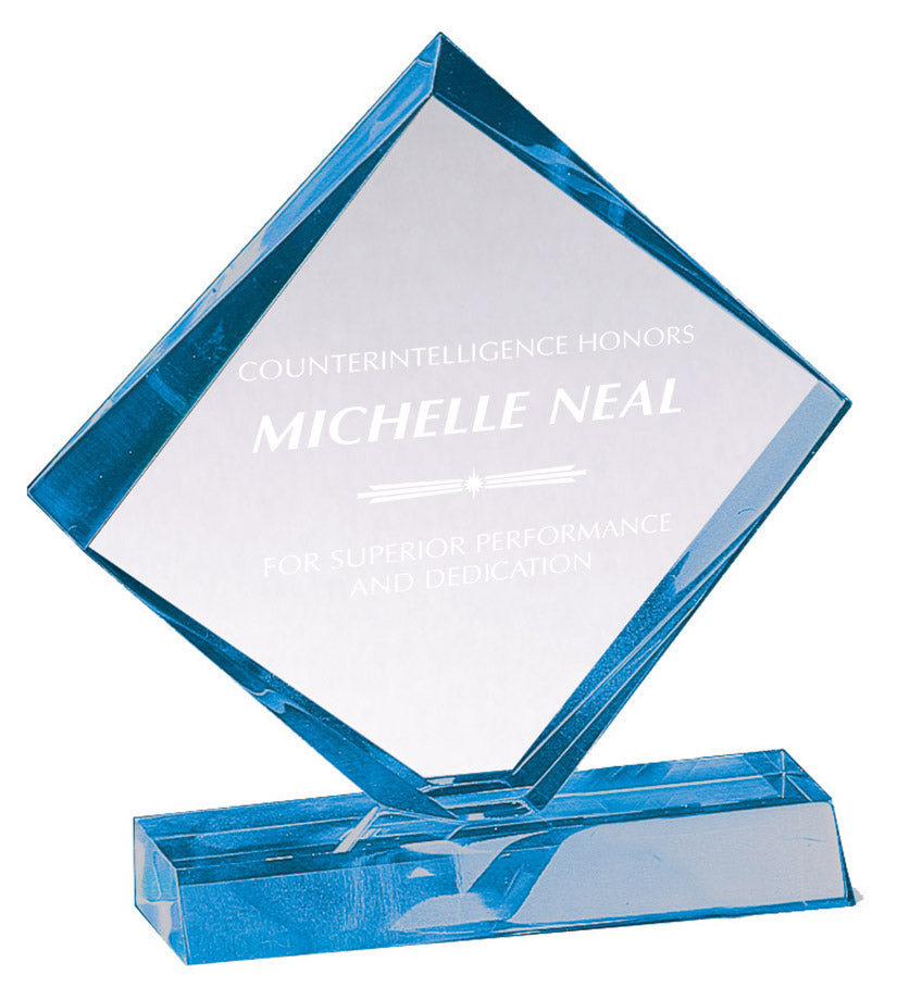Lucite Award With Base