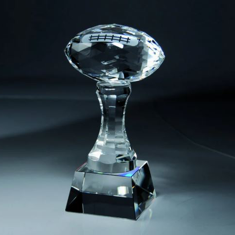 9" Crystal Football