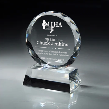 Scalloped Circle Award