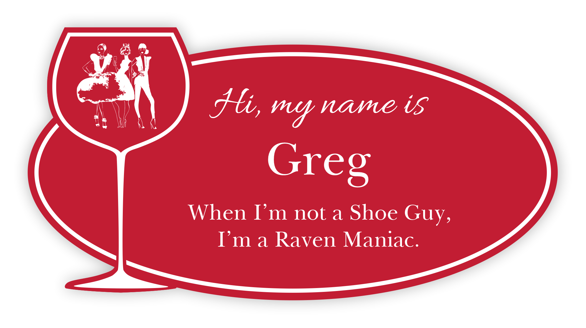 Custom Shape Name Badge