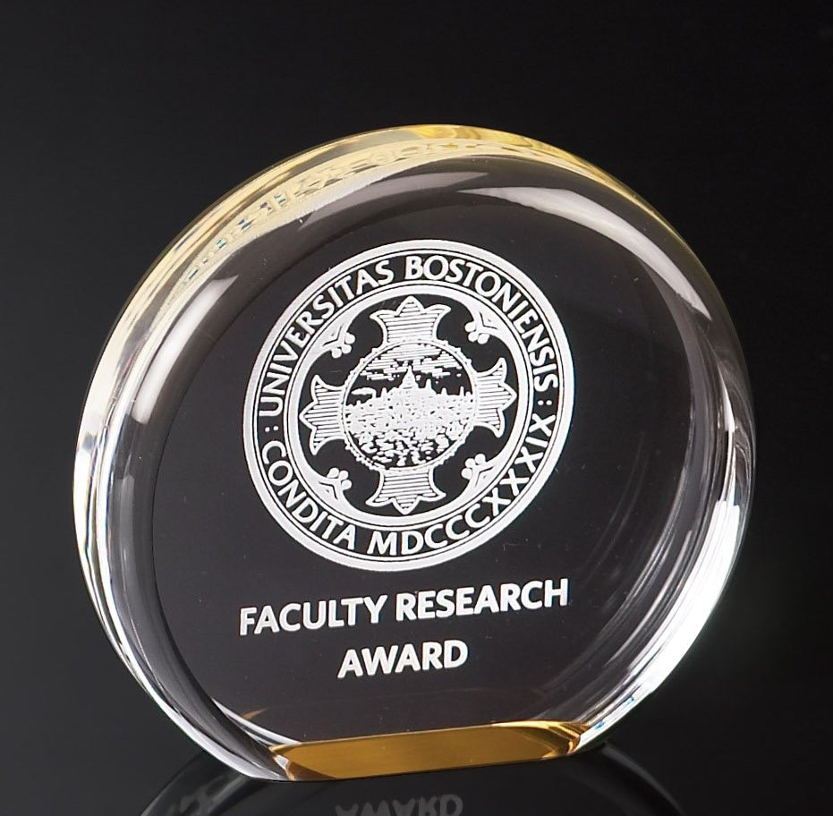 Freestanding Reflective Acrylic Circle