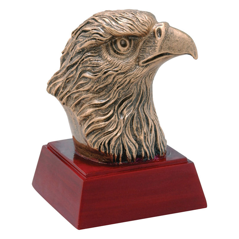 Eagle Head Resin Trophy