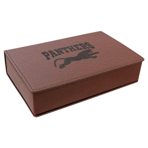 6 Oz. Laserable Leatherette Flask Gift Set