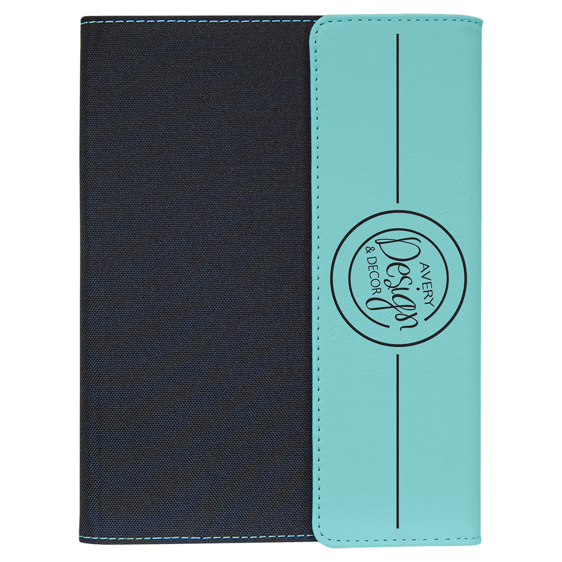 Laserable Leatherette Portfolio With Notepad