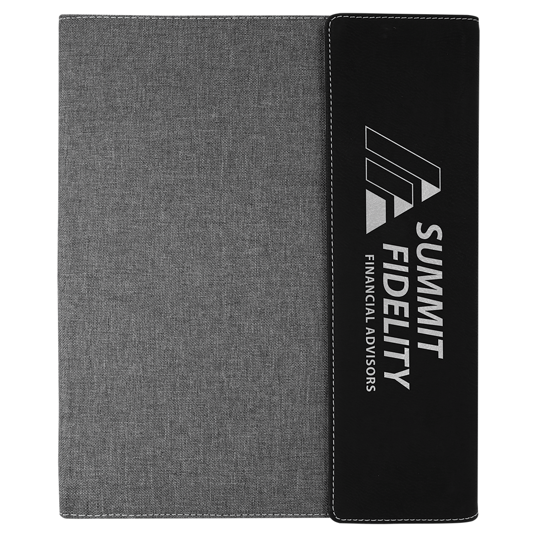 Laserable Leatherette Portfolio With Notepad