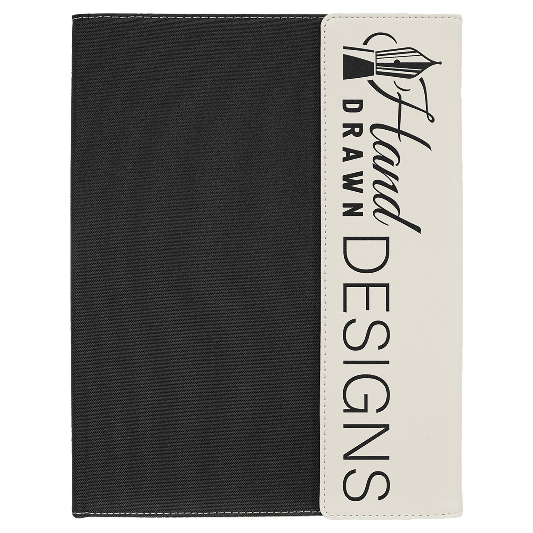 Laserable Leatherette Portfolio With Notepad
