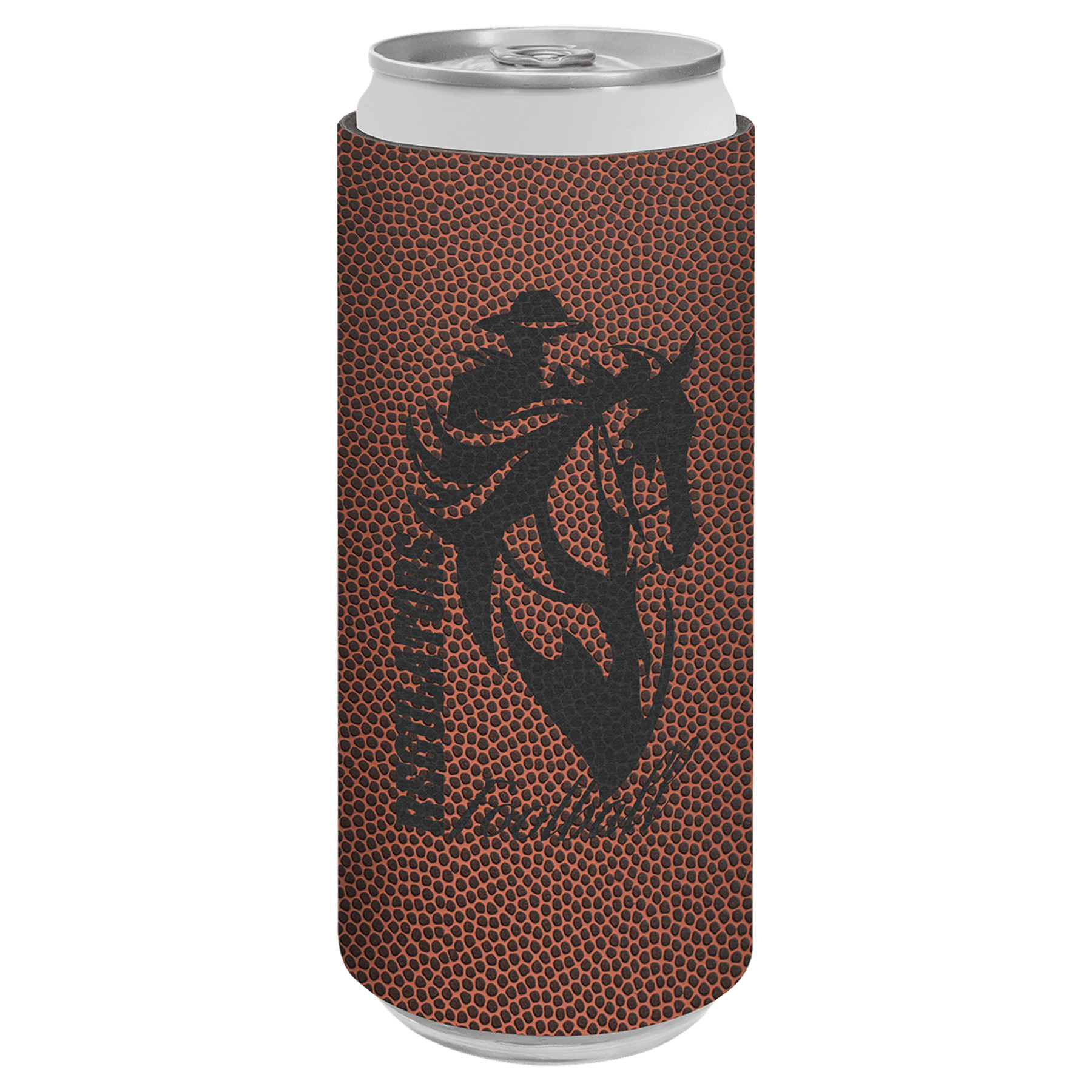 Laserable Leatherette Slim Beverage Holder