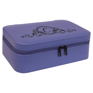 7 1/2" X 4 1/2" Laserable Leatherette Jewelry Box