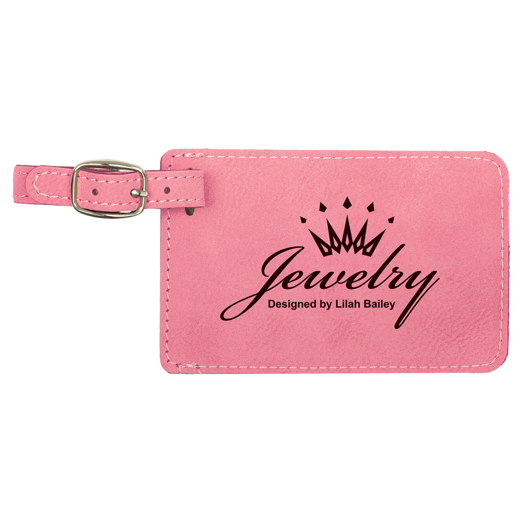 Laserable Leatherette Luggage Tag