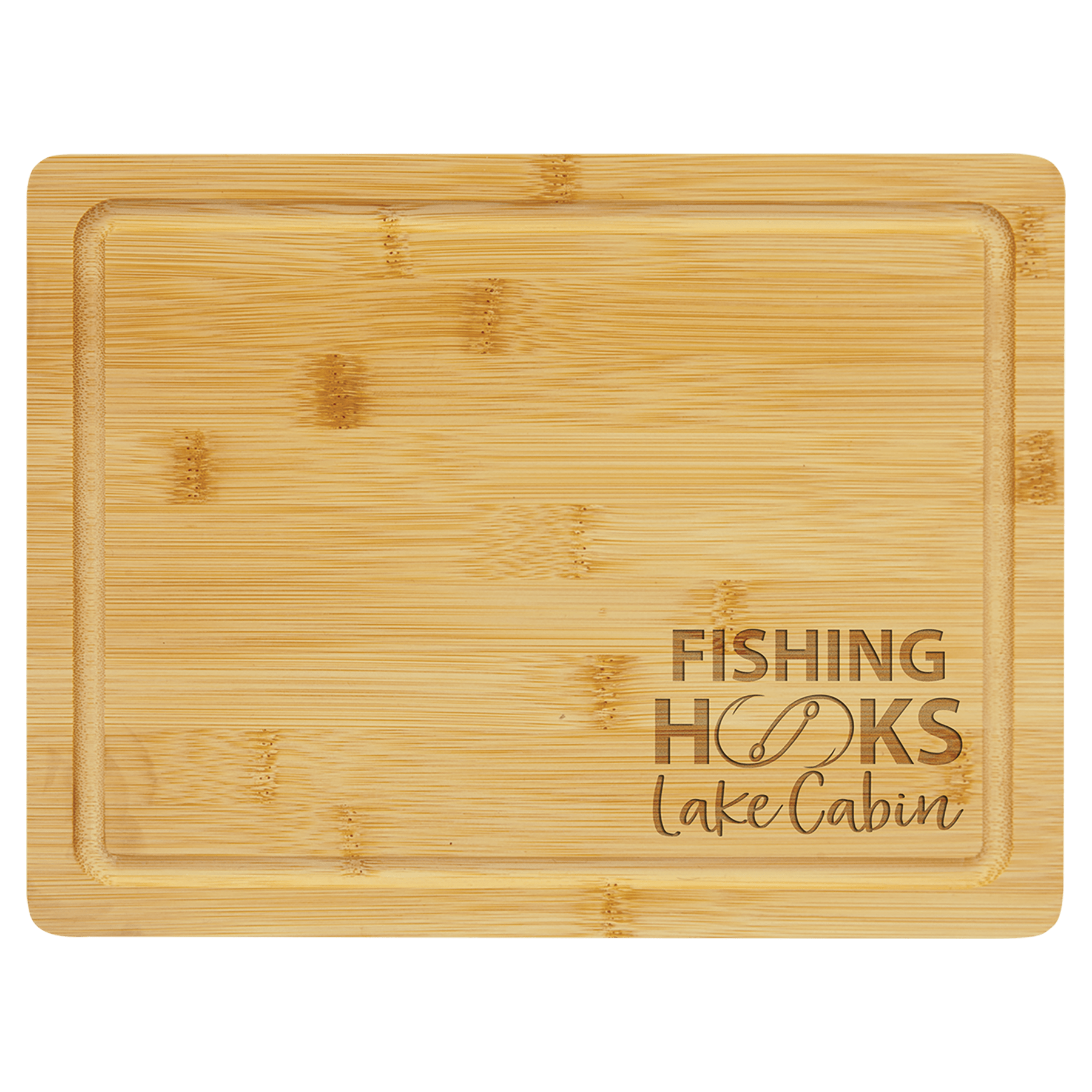 Bamboo Cutting Board With Drip Ring