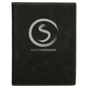 Laserable Leatherette Small Portfolio With Notepad