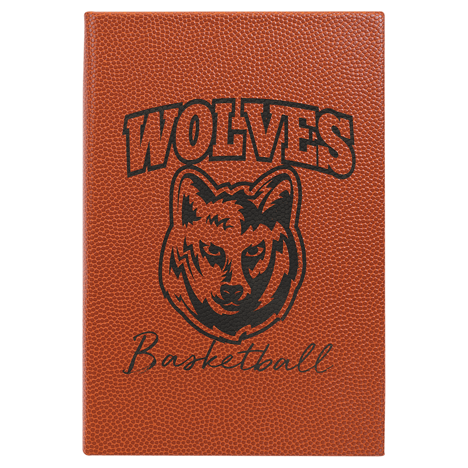 5.25" X 8.25" Laserable Leatherette Journal With Lined Notepad