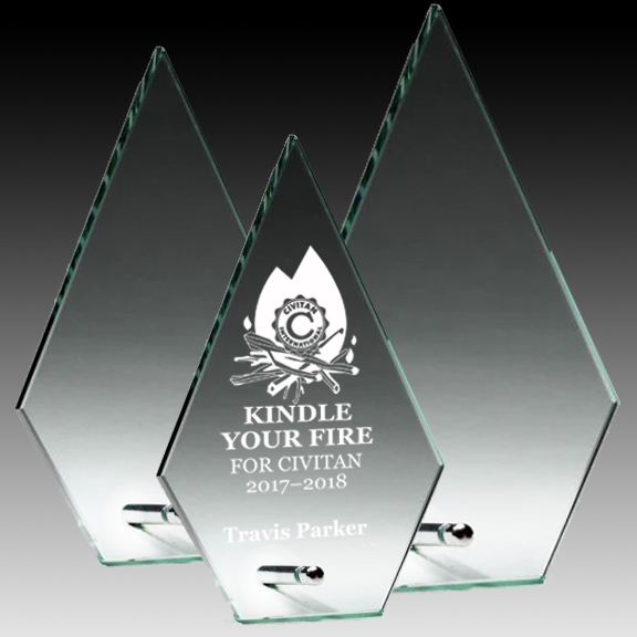 Jade Glass Arrowhead Award