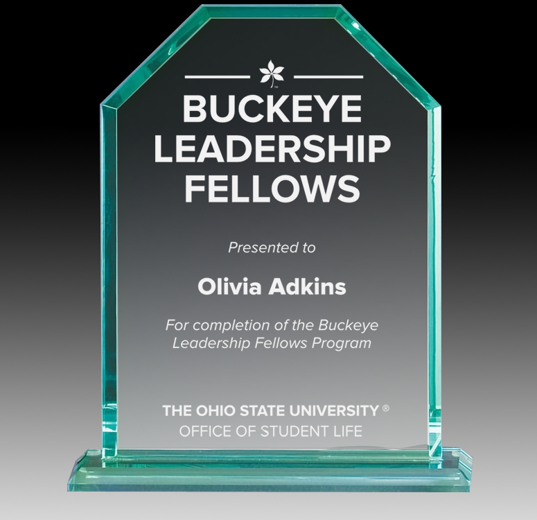 Glass Cornerstone Plaque