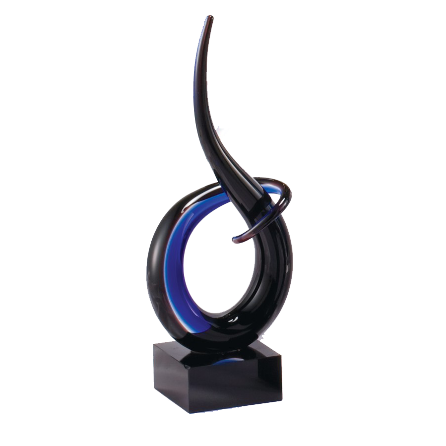 9.5" Art Glass Sculpture