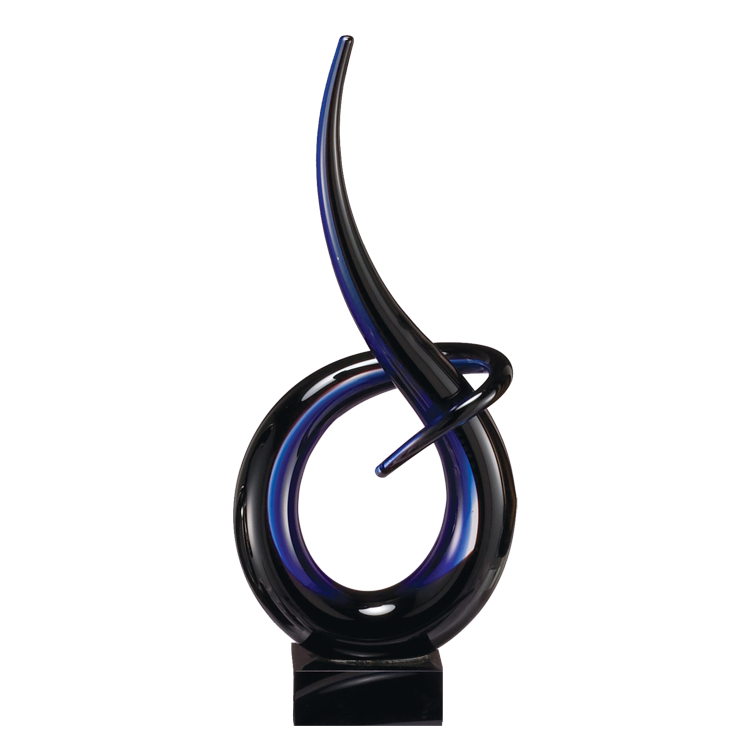 14.5" Art Glass Sculpture