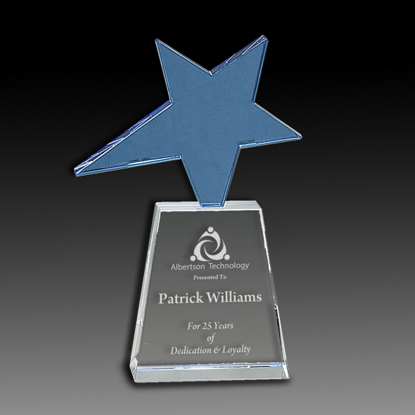 Blue Crystal Star