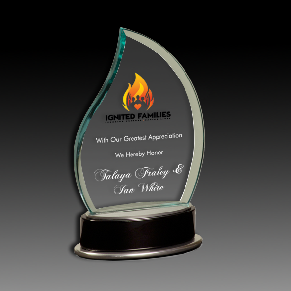 Jade Flame Metro Glass