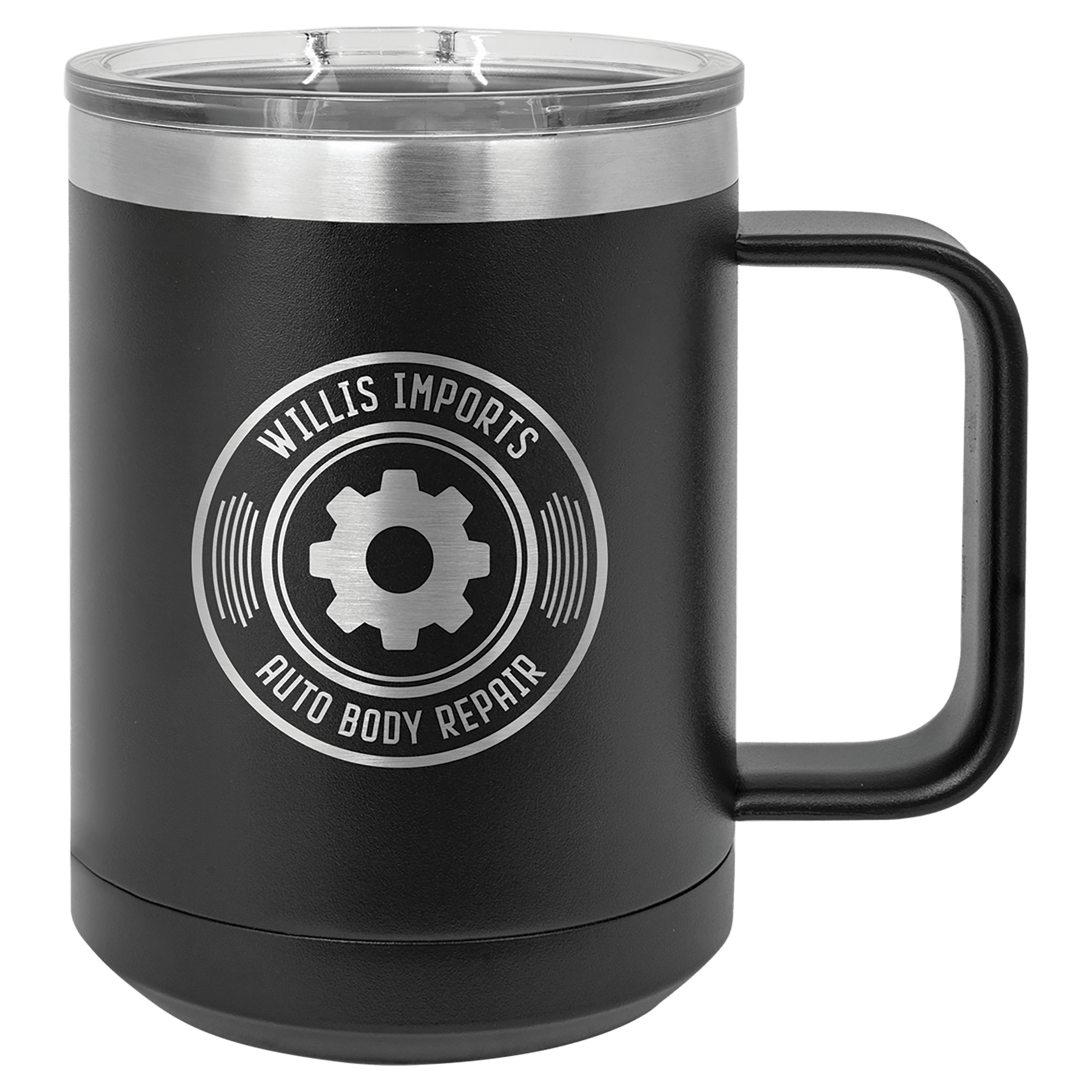 15 Oz. Stainless Steel Vacuum Insulated Mug With Slider Lid