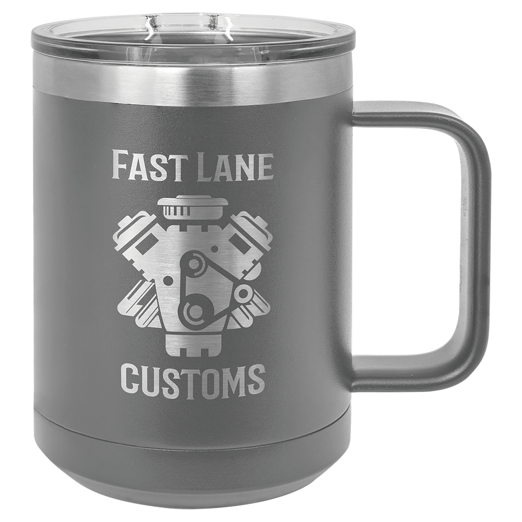 15 Oz. Stainless Steel Vacuum Insulated Mug With Slider Lid