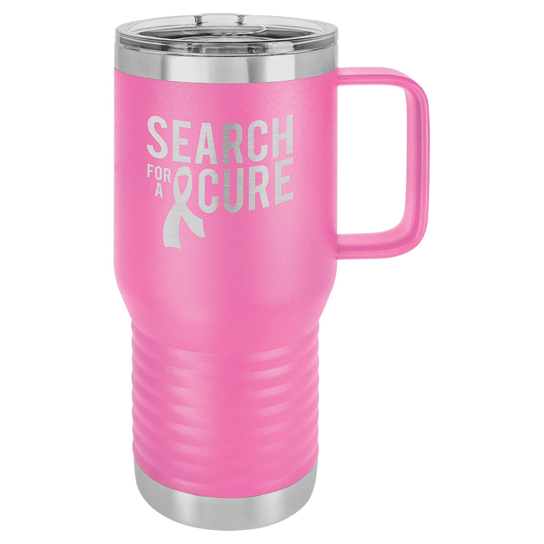 20 Oz. Stainless Steel Vacuum Insulated Travel Mug With Slider Lid