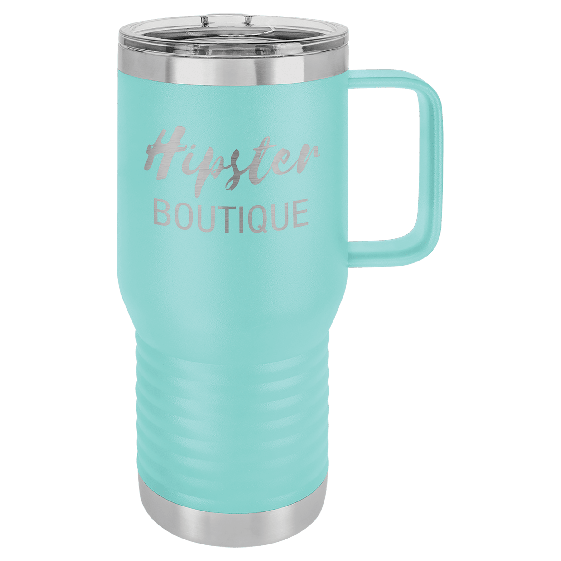 20 Oz. Stainless Steel Vacuum Insulated Travel Mug With Slider Lid