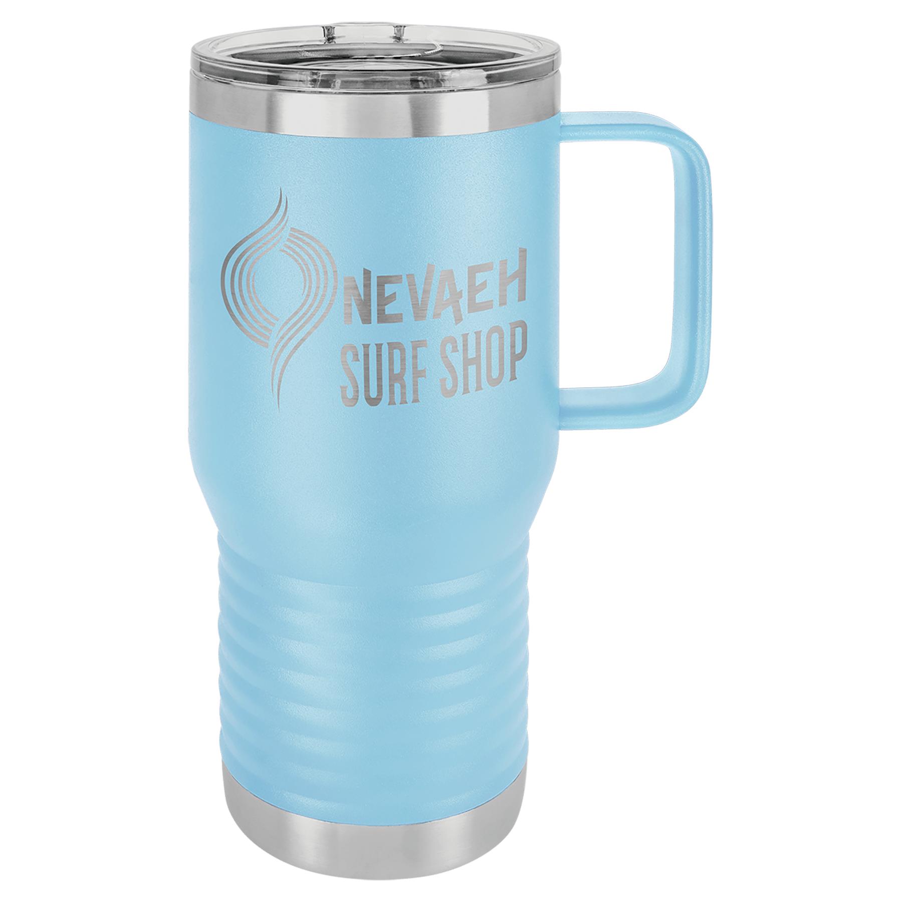 20 Oz. Stainless Steel Vacuum Insulated Travel Mug With Slider Lid