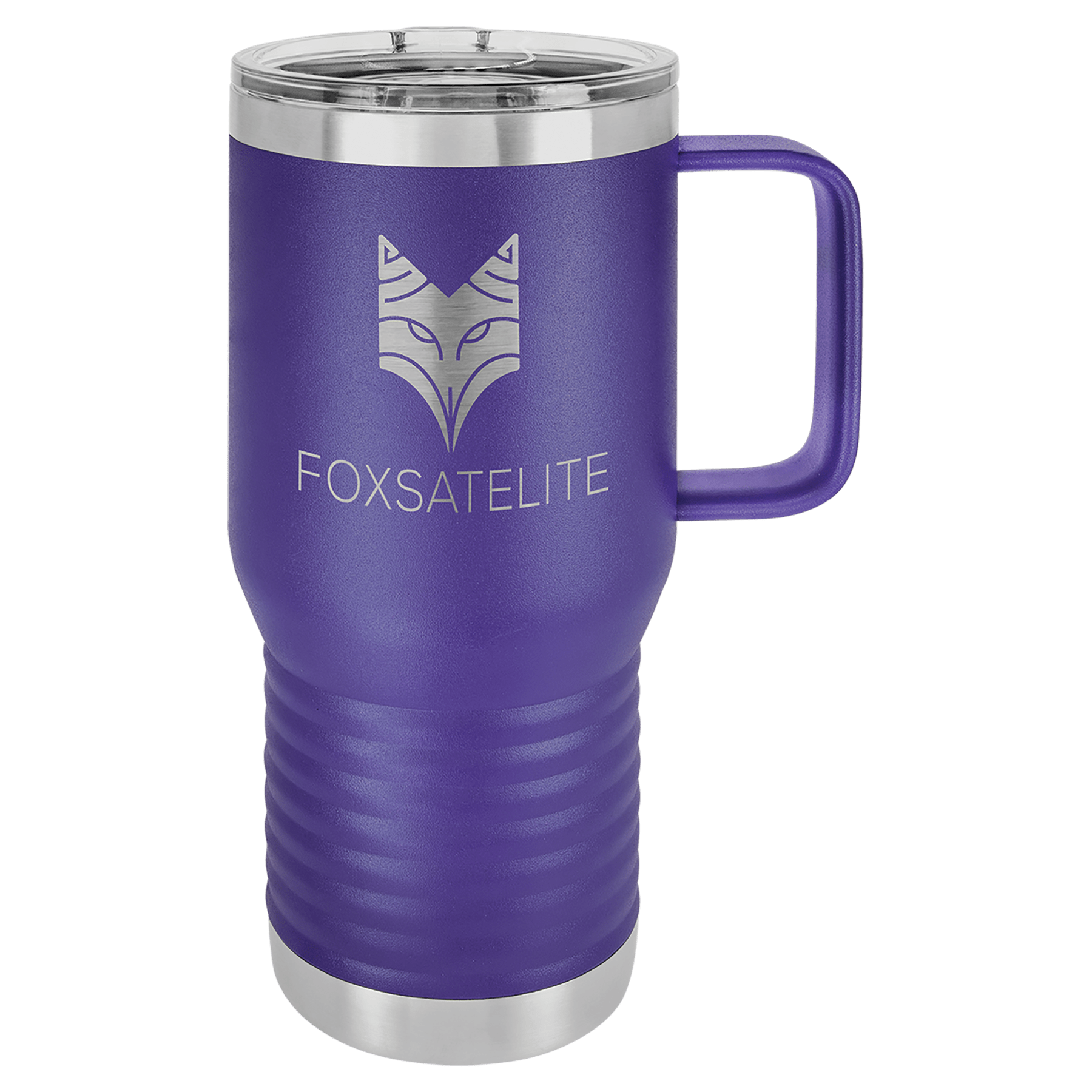 20 Oz. Stainless Steel Vacuum Insulated Travel Mug With Slider Lid