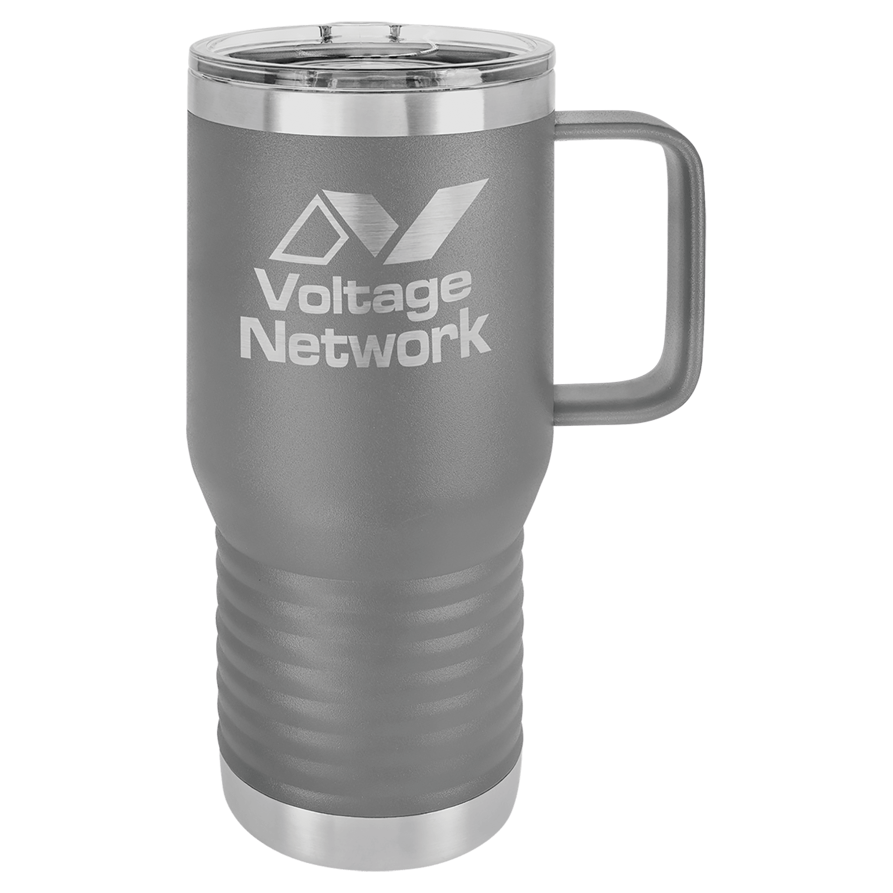 20 Oz. Stainless Steel Vacuum Insulated Travel Mug With Slider Lid