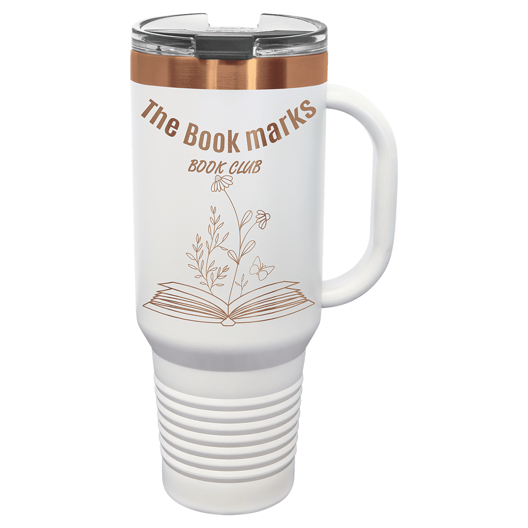 Polar Camel 40 Oz. Travel Mug With Handle, Straw Included