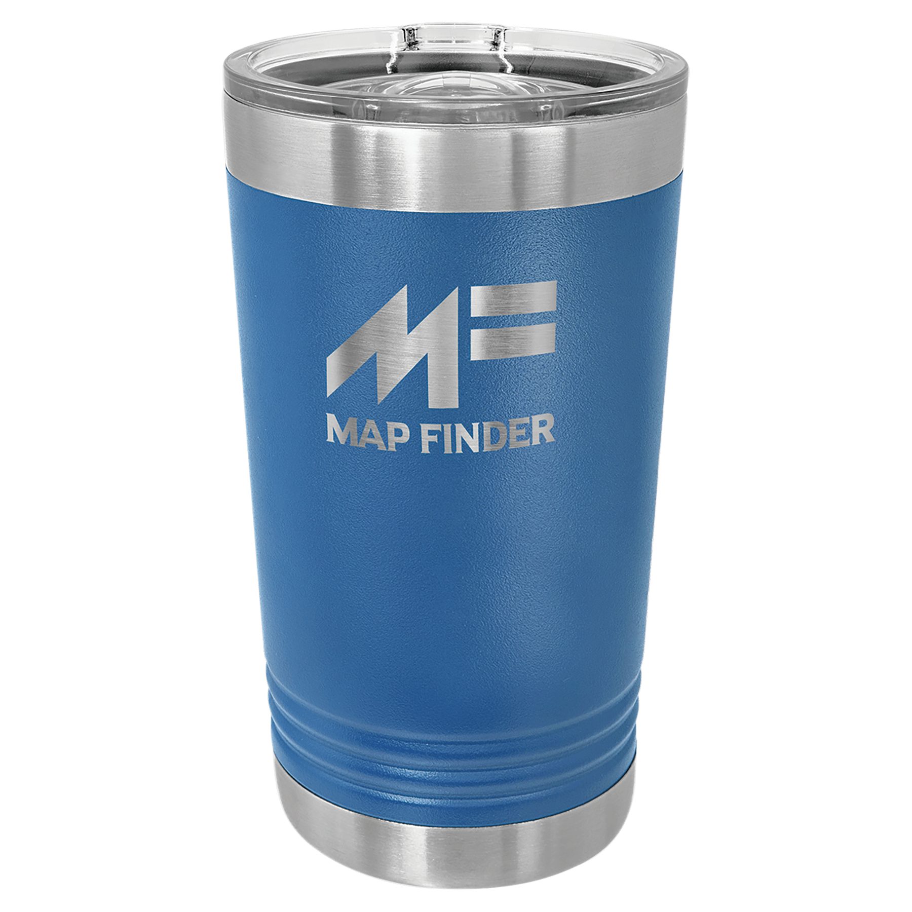 16 Oz. Stainless Steel Pint With Slider Lid
