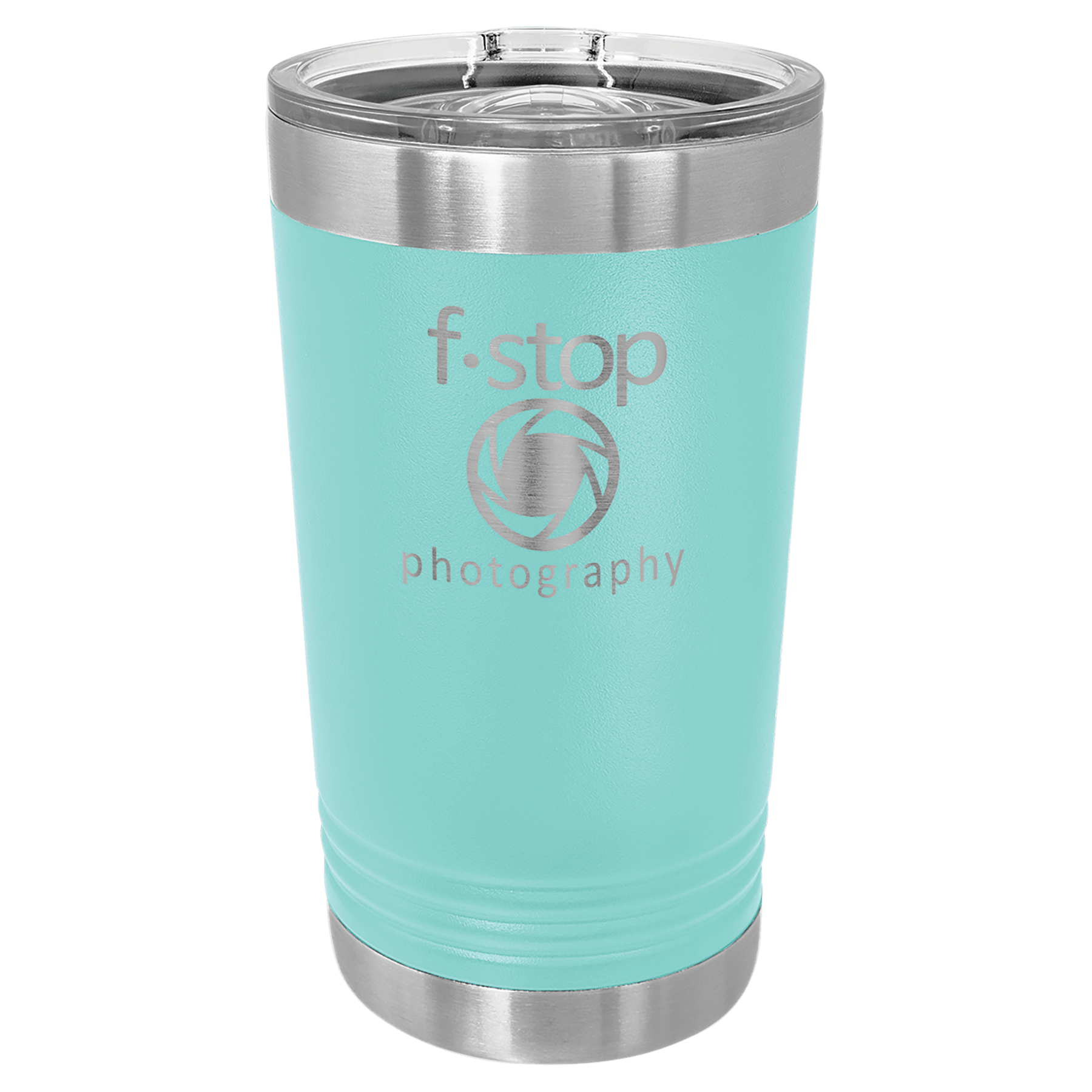 16 Oz. Stainless Steel Pint With Slider Lid