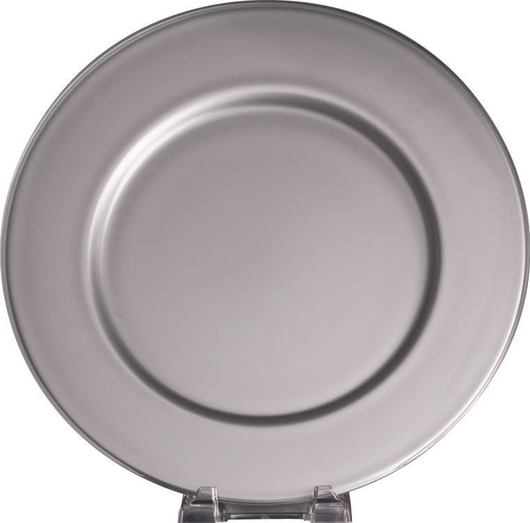 12.5" Diameter Glimmering European Glass Award Tray